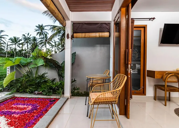 Putih Dcarik Oda ve Kahvaltı Ubud